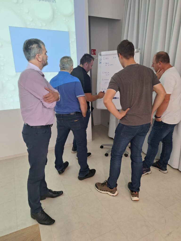 Skupinsko delo vodij pri strukturiranju korakov in odločitev v praksi